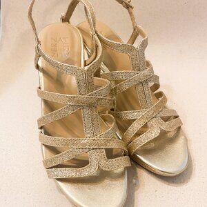 Naturalizer Baylor Heels, Gold Sparkle